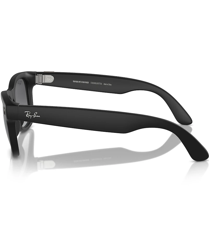 Ray-Ban Unisex Ray-Ban Meta Wayfarer Large AI 53mm Polarized Glasses