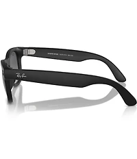 Ray-Ban Unisex Ray-Ban Meta Wayfarer Large AI 53mm Polarized Glasses