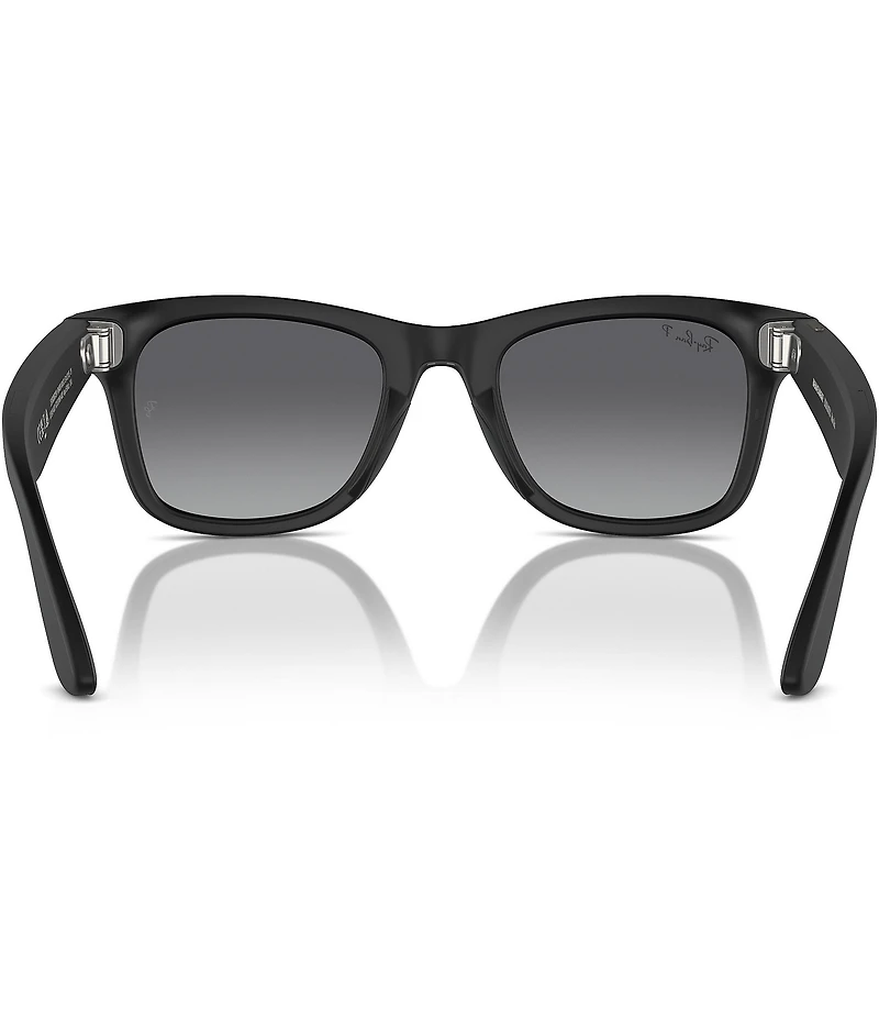 Ray-Ban Unisex Ray-Ban Meta Wayfarer Large AI 53mm Polarized Glasses
