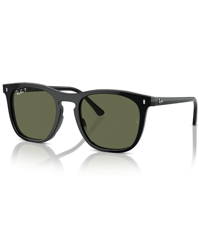 Ray-Ban Unisex RB2210 53mm Polarized Square Sunglasses