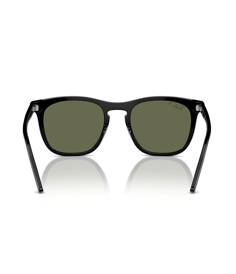Ray-Ban Unisex RB2210 53mm Polarized Square Sunglasses