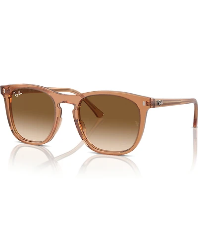 Ray-Ban Unisex RB2210 53mm Transparent Square Gradient Sunglasses