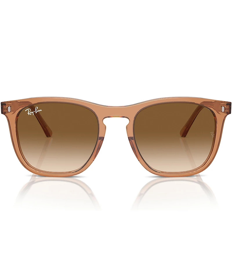 Ray-Ban Unisex RB2210 53mm Transparent Square Gradient Sunglasses