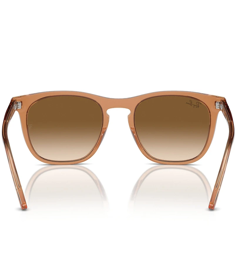 Ray-Ban Unisex RB2210 53mm Transparent Square Gradient Sunglasses