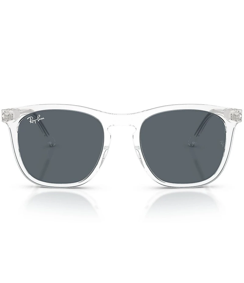 Ray-Ban Unisex RB2210 53mm Transparent Square Sunglasses