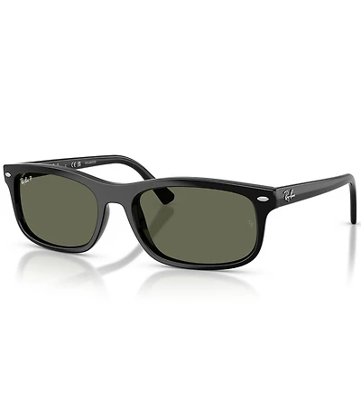Ray-Ban Unisex RB2224 60mm Polarized Rectangle Sunglasses