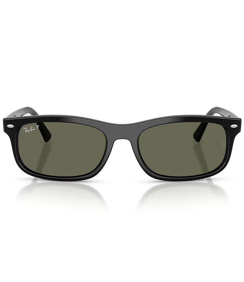 Ray-Ban Unisex RB2224 60mm Polarized Rectangle Sunglasses