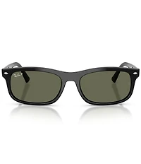 Ray-Ban Unisex RB2224 60mm Polarized Rectangle Sunglasses