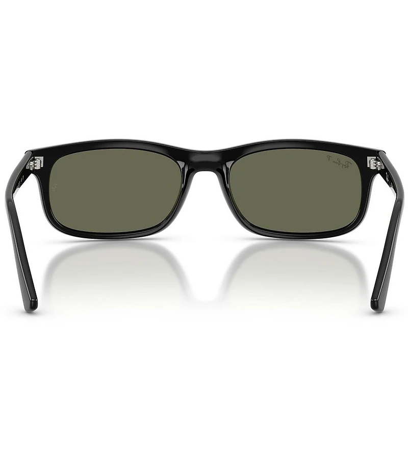 Ray-Ban Unisex RB2224 60mm Polarized Rectangle Sunglasses