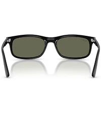 Ray-Ban Unisex RB2224 60mm Polarized Rectangle Sunglasses