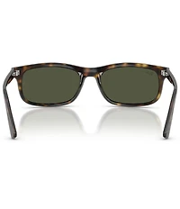 Ray-Ban Unisex RB2224F 60mm Rectangle Sunglasses