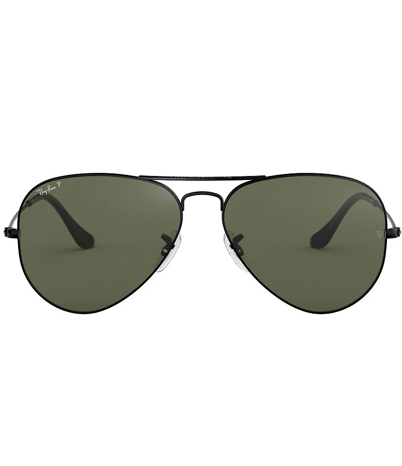 Ray-Ban Unisex RB3025 55mm Polarized Aviator Sunglasses