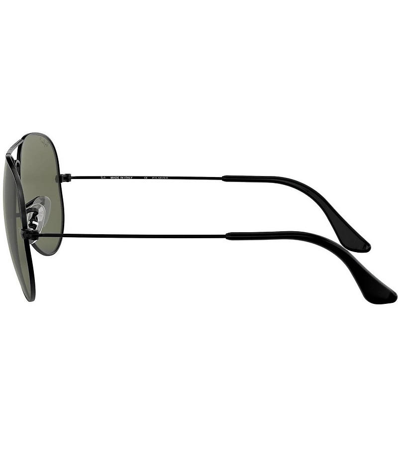 Ray-Ban Unisex RB3025 55mm Polarized Aviator Sunglasses