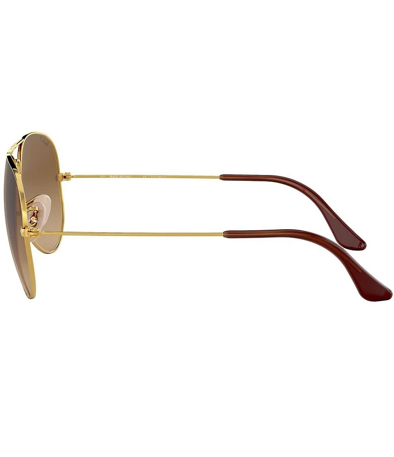 Ray-Ban Unisex RB3025 58mm Polarized Aviator Sunglasses