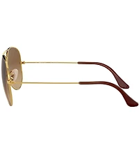 Ray-Ban Unisex RB3025 58mm Polarized Aviator Sunglasses