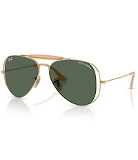 Ray-Ban Unisex RB3029M 58mm Pilot Sunglasses