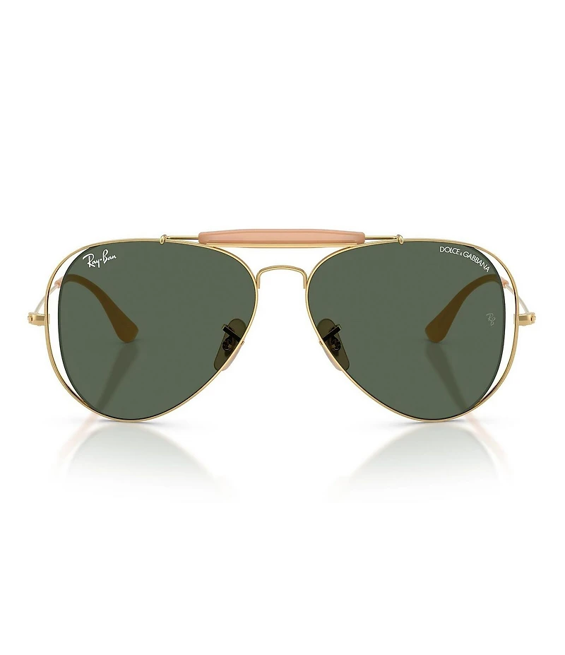 Ray-Ban Unisex RB3029M 58mm Pilot Sunglasses