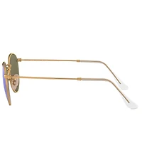 Ray-Ban Unisex RB3447 50mm Polarized Round Sunglasses