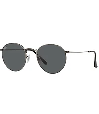 Ray-Ban Unisex RB3447 50mm Gunmetal Round Sunglasses