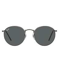 Ray-Ban Unisex RB3447 50mm Gunmetal Round Sunglasses