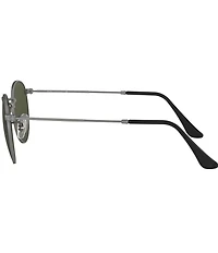 Ray-Ban Unisex RB3447 50mm Gunmetal Round Sunglasses
