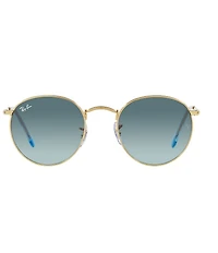 Ray-Ban Unisex RB3447 50mm Gold Frame Round Sunglasses
