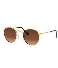Ray-Ban Unisex RB3447 50mm Gold Frame Round Sunglasses