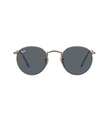 Ray-Ban Unisex RB3447 53mm Rose Gold Frame Round Sunglasses