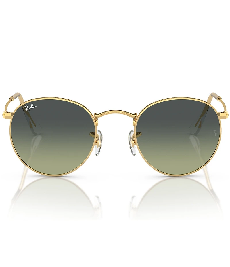Ray-Ban Unisex RB3447 53mm Gold Frame Round Sunglasses