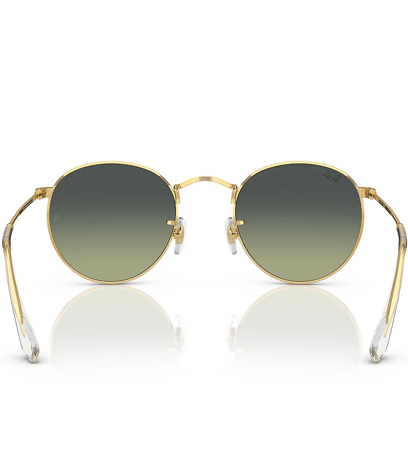 Ray-Ban Unisex RB3447 53mm Gold Frame Round Sunglasses