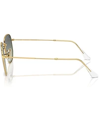 Ray-Ban Unisex RB3548 54mm Hexagonal Sunglasses