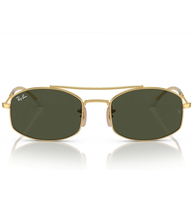 Ray-Ban Unisex RB3719 54mm Oval Statement Sunglasses