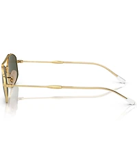 Ray-Ban Unisex RB3719 54mm Oval Statement Sunglasses