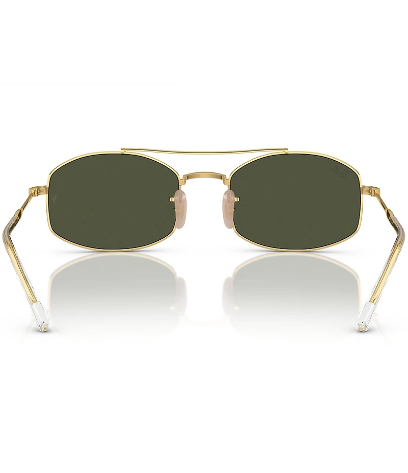 Ray-Ban Unisex RB3719 54mm Oval Statement Sunglasses
