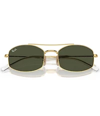Ray-Ban Unisex RB3719 54mm Oval Statement Sunglasses