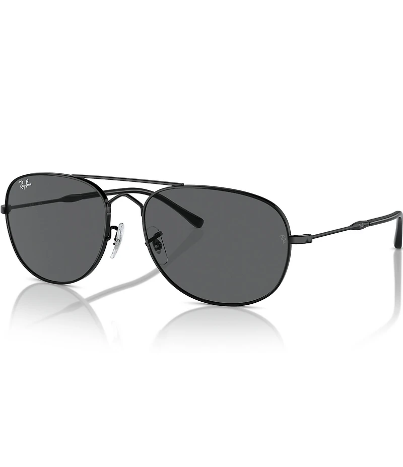 Ray-Ban Unisex RB3735 Bain Bridge 57mm Aviator Sunglasses