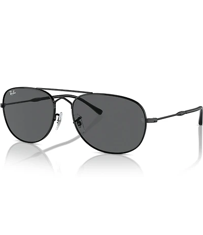 Ray-Ban Unisex RB3735 Bain Bridge 57mm Aviator Sunglasses
