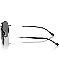 Ray-Ban Unisex RB3735 Bain Bridge 57mm Aviator Sunglasses