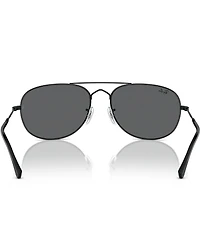 Ray-Ban Unisex RB3735 Bain Bridge 57mm Aviator Sunglasses