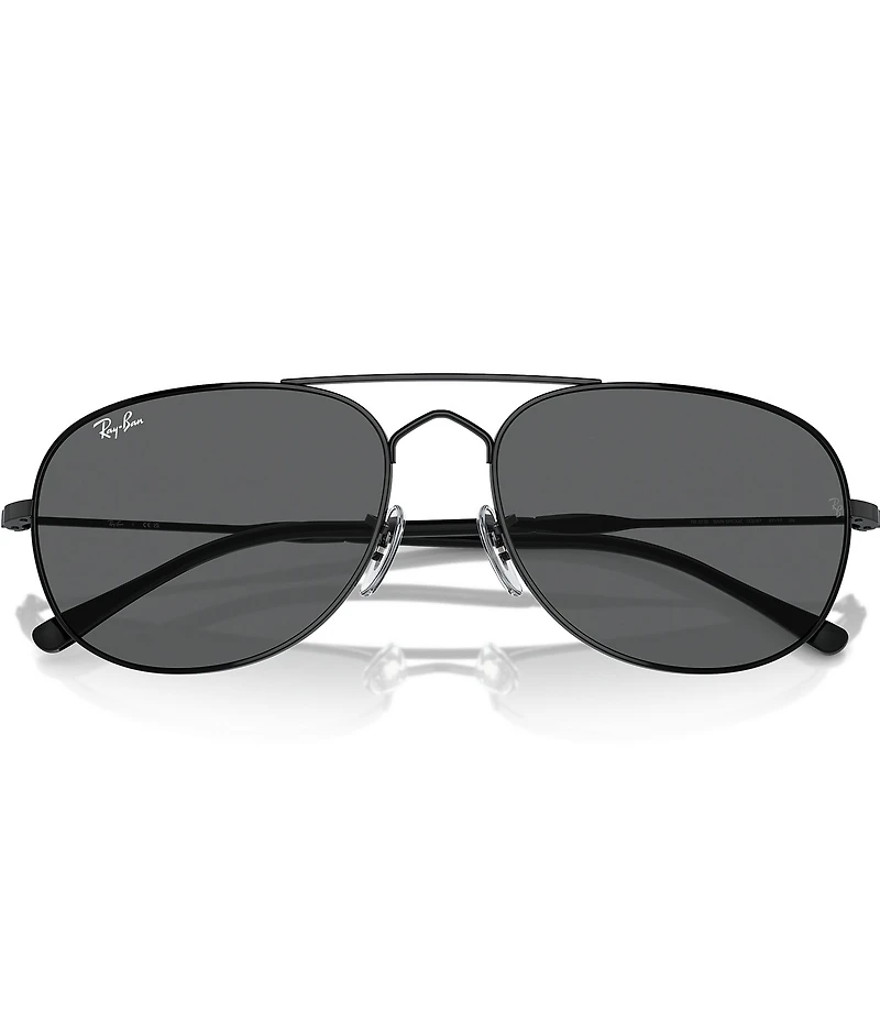 Ray-Ban Unisex RB3735 Bain Bridge 57mm Aviator Sunglasses