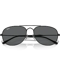 Ray-Ban Unisex RB3735 Bain Bridge 57mm Aviator Sunglasses
