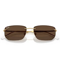 Ray-Ban Unisex RB3768 56mm Irregular Sunglasses