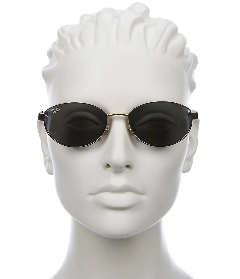 Ray-Ban Unisex RB3774D 55mm Oval Sunglasses