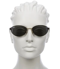 Ray-Ban Unisex RB3774D 55mm Oval Sunglasses