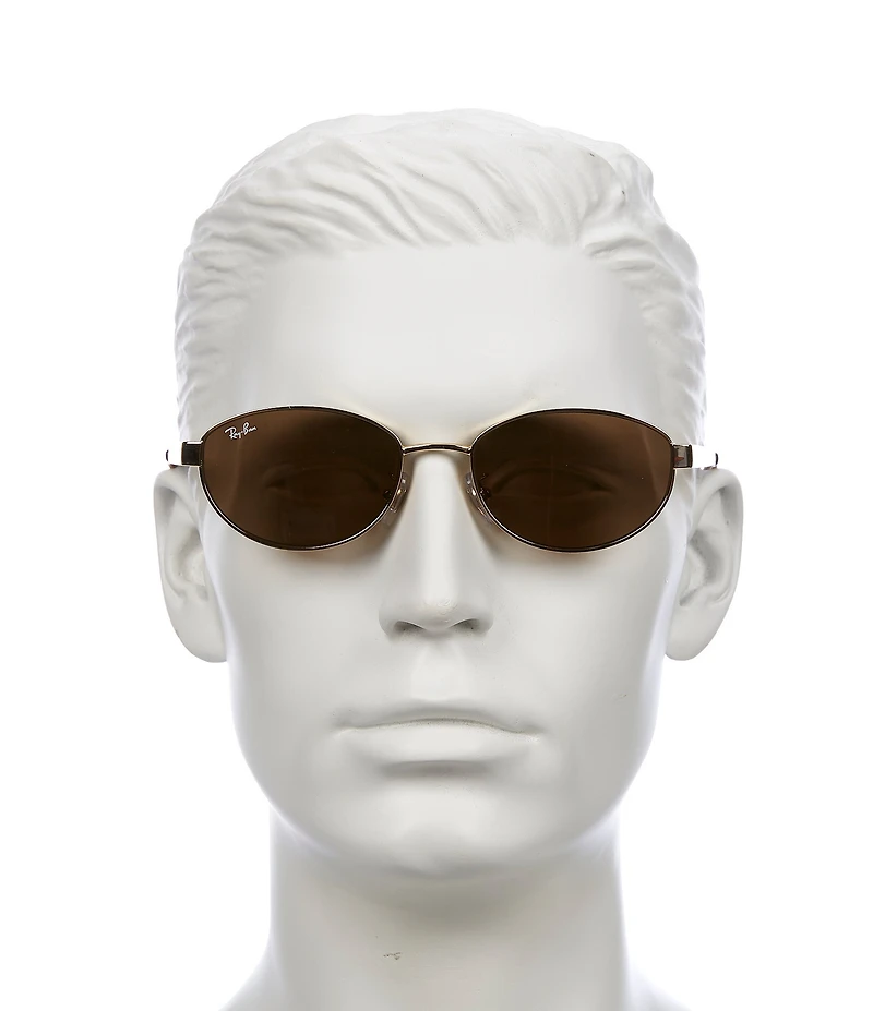 Ray-Ban Unisex RB3774D 55mm Oval Sunglasses