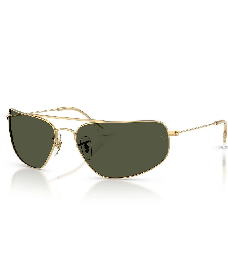 Ray-Ban Unisex RB3780 63mm Rectangle Sunglasses