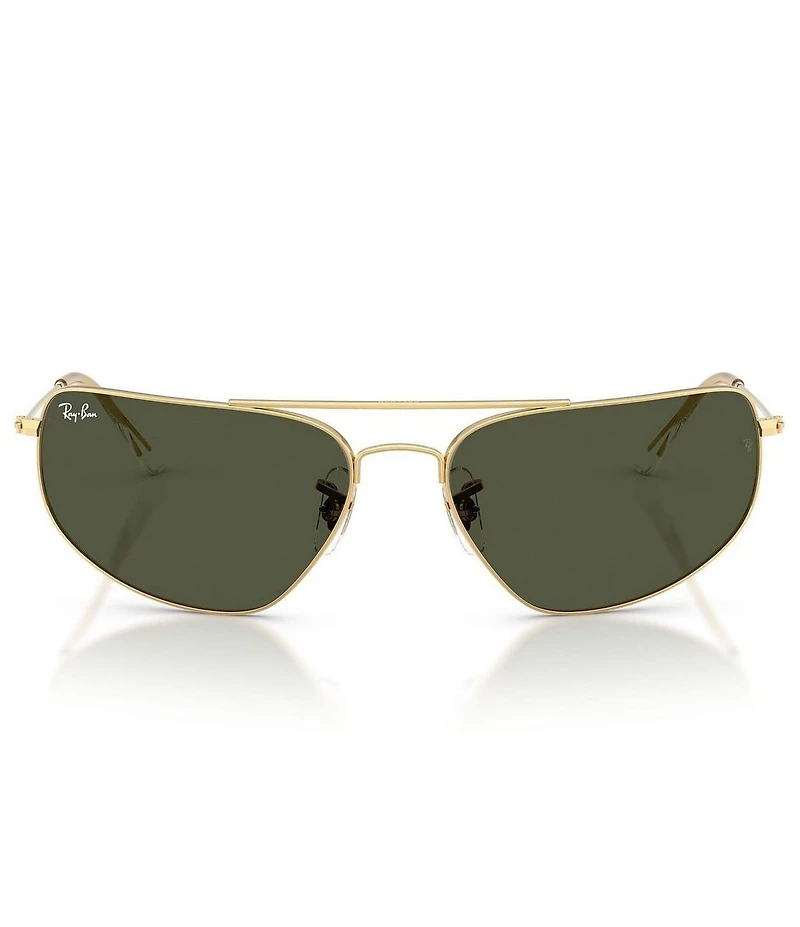 Ray-Ban Unisex RB3780 63mm Rectangle Sunglasses
