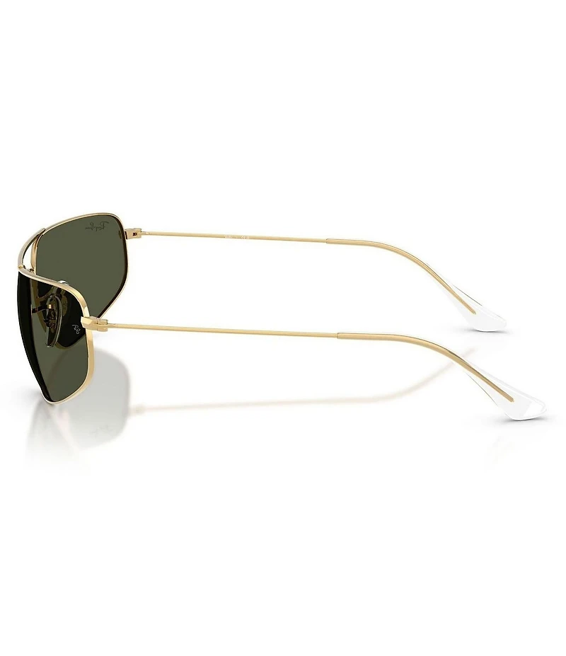 Ray-Ban Unisex RB3780 63mm Rectangle Sunglasses