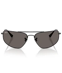 Ray-Ban Unisex RB3780 63mm Rectangle Sunglasses
