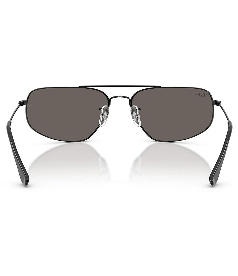 Ray-Ban Unisex RB3780 63mm Rectangle Sunglasses